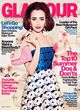 Lily Collins ist auf dem Cover der Glamour zu sehen