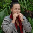 Kim Debkowski isst eine Schweine-Vagina in der Dschungel-Prüfung Kim Debkowski isst eine Schweine-Vagina in der Dschungel-Prüfung