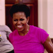 Das sei ihm aber nur passiert, weil Michelle Obama viel größer sei, als er erwartet hätte 