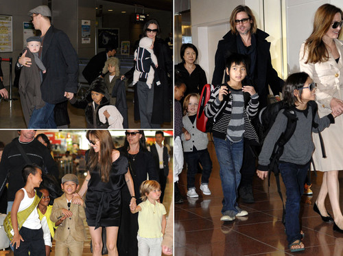 Im Laufe der Jahre wurden Brad Pitt, Angelina Jolie und ihre Kids häufig fotografiert Im Laufe der Jahre wurden Brad Pitt, Angelina Jolie und ihre Kids häufig fotografiert