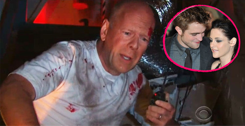 Bruce Willis ist unglücklich, weil Robert Pattinson und Kristen Stewart kein Paar mehr sind Bruce Willis ist unglücklich, weil Robert Pattinson und Kristen Stewart kein Paar mehr sind