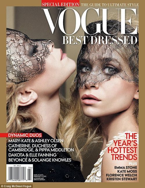 Ashley Olsen, Mary-Kate Olsen - Die Olsen-Twins zieren die Sonderausgabe Vogue Best Dressed