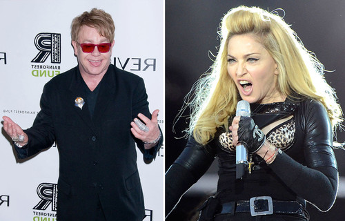 Elton John wetterte harsch gegen Madonna Elton John wetterte harsch gegen Madonna