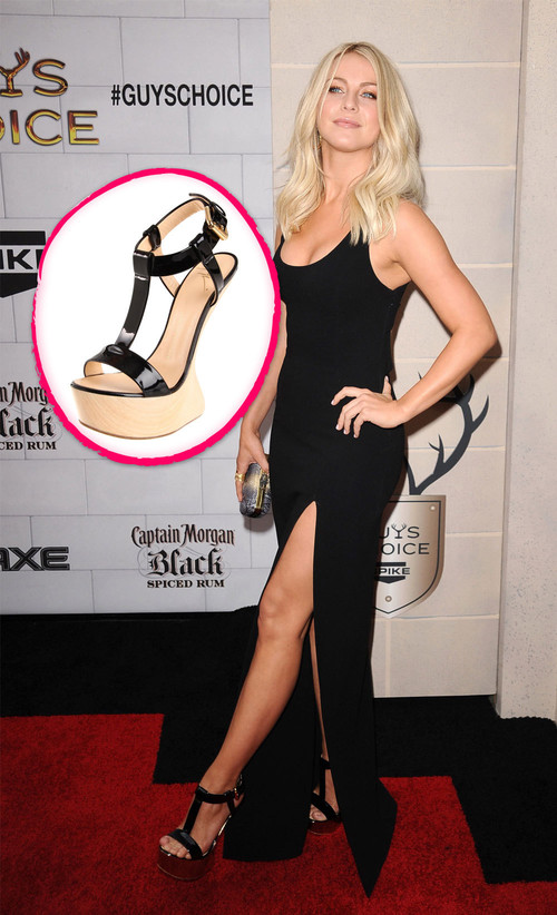 Julianne Hough kam in High Heels ohne Heels zur Vergabe der "Guys Choice Awards" Julianne Hough kam in High Heels ohne Heels zur Vergabe der "Guys Choice Awards"