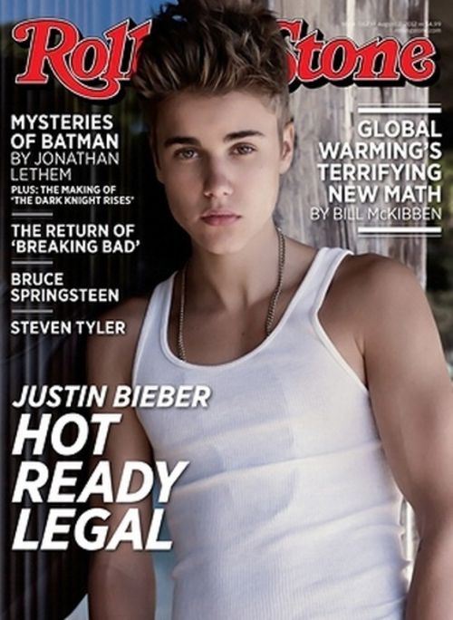 Justin Bieber posiert mit durchtrainiertem Oberkörper auf dem Rolling Stone Justin Bieber posiert mit durchtrainiertem Oberkörper auf dem Rolling Stone