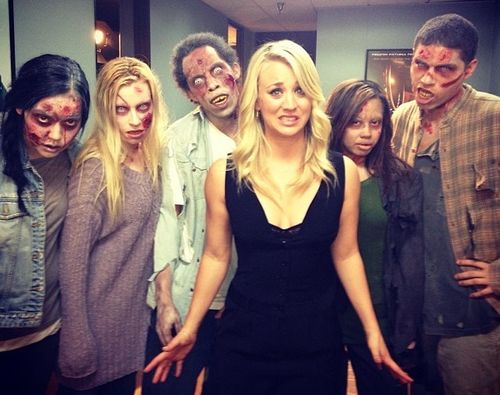 Kaley Cuoco arbeitete mit Zombies!