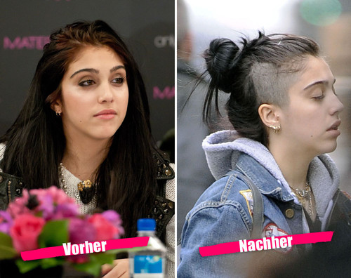 Lourdes - Lourdes setzt neuerdings auf den angesagten Undercut Lourdes - Lourdes setzt neuerdings auf den angesagten Undercut
