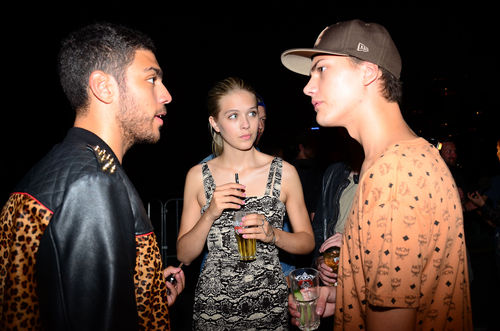 Zwischen Noah Becker, Jimi Blue und Laura Zurbriggen ging es auf der Fashion Week heiß her Zwischen Noah Becker, Jimi Blue und Laura Zurbriggen ging es auf der Fashion Week heiß her