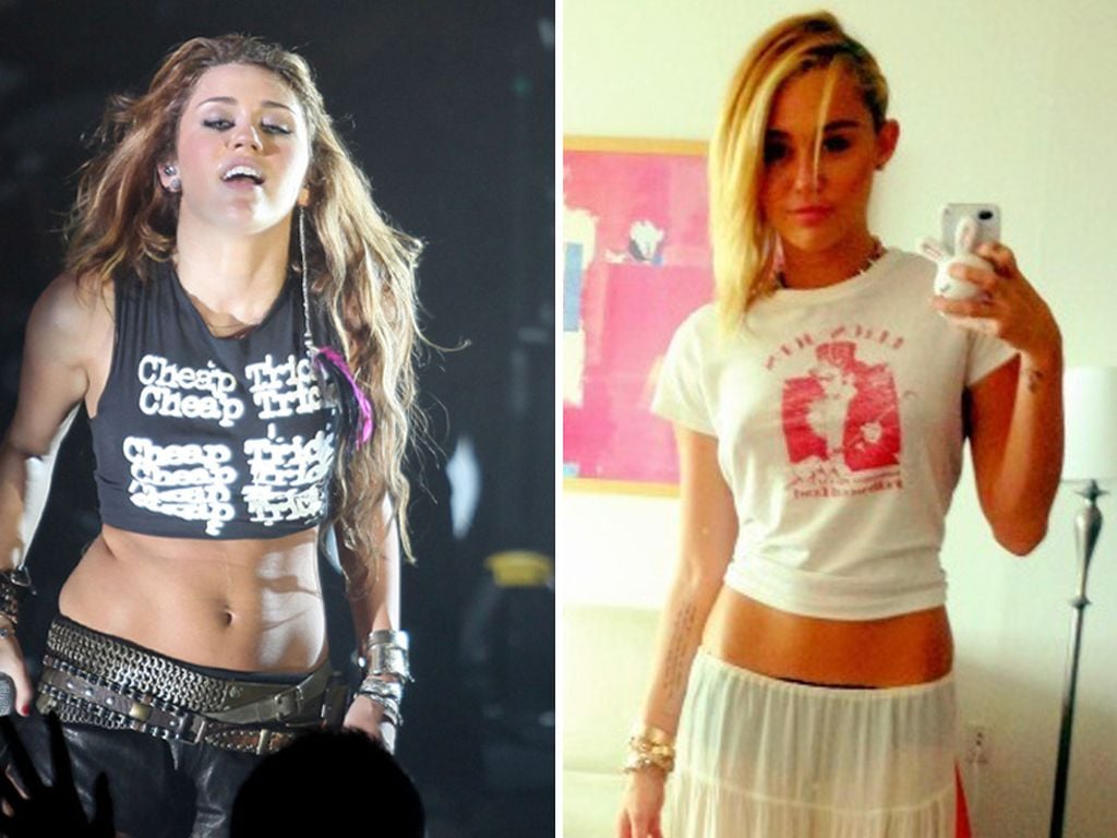 Wie Hat Miley Cyrus So Viel Abgenommen Der Vergleich: So sah Miley Cyrus vor 2 Jahren aus | Promiflash.de
