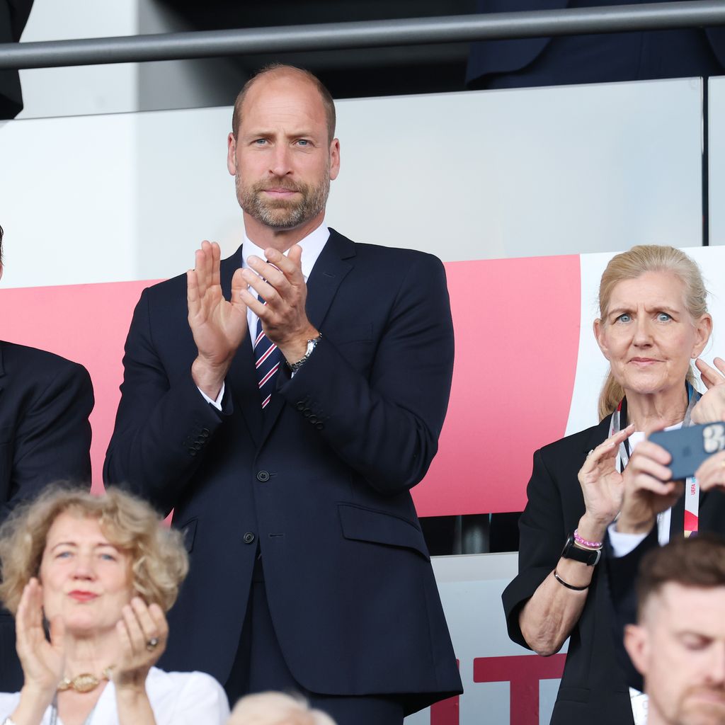 Prinz William bei der Fußball-Europameisterschaft der Frauen, Juli 2025