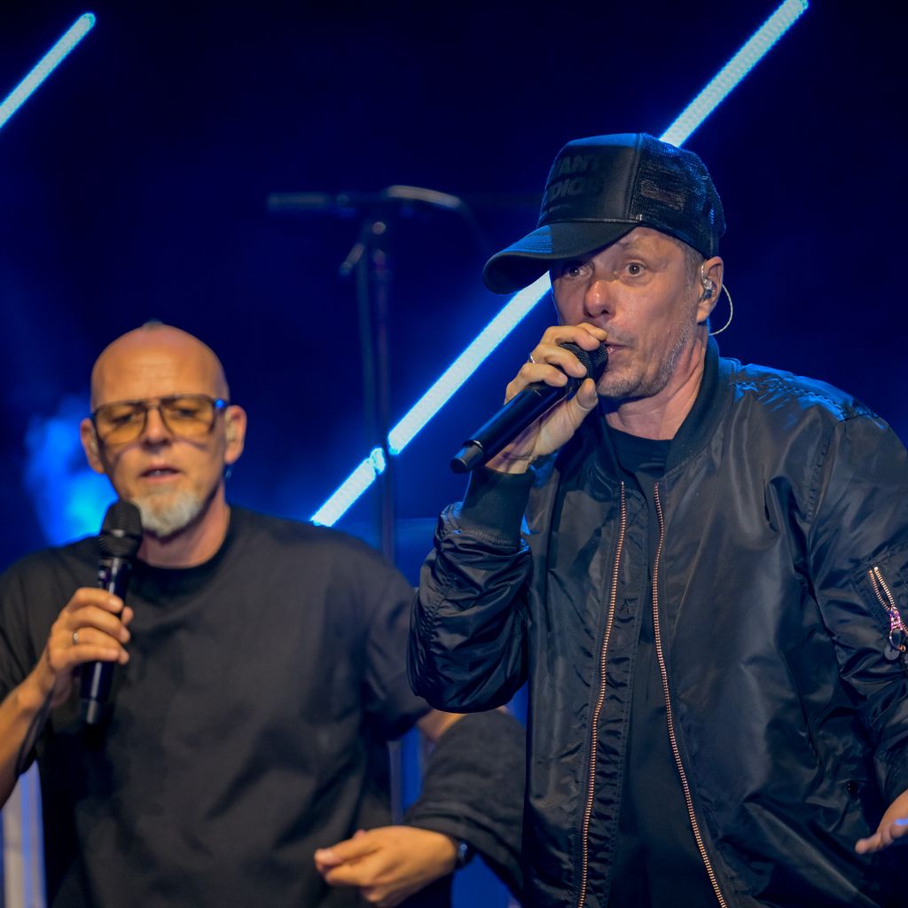 Thomas D. und Michi Beck von Die Fantastischen Vier in Köln