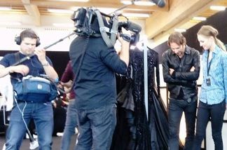 Thomas Hayo und Maja Manczak am GNTM-Set Thomas Hayo und Maja Manczak am GNTM-Set