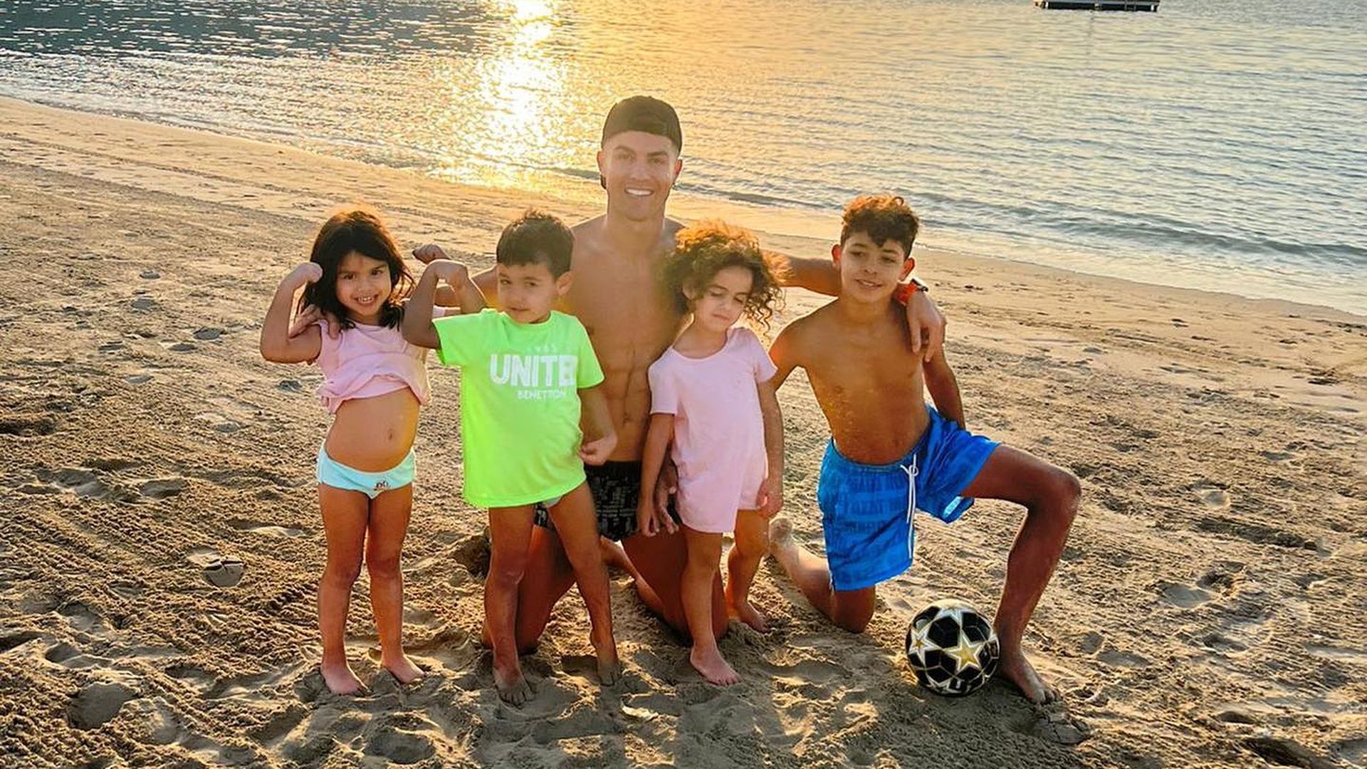 "Stolzer Vater" Cristiano Ronaldo teilt Foto mit seinen Kids