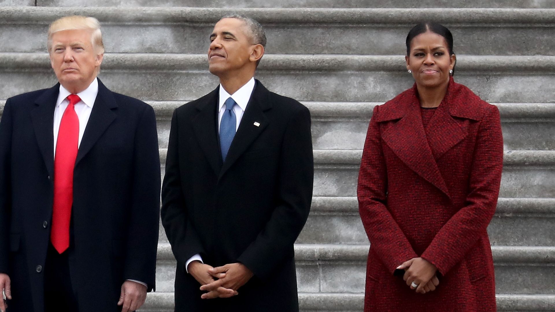Barack Obama ohne seine Michelle bei Trumps Amtseinführung