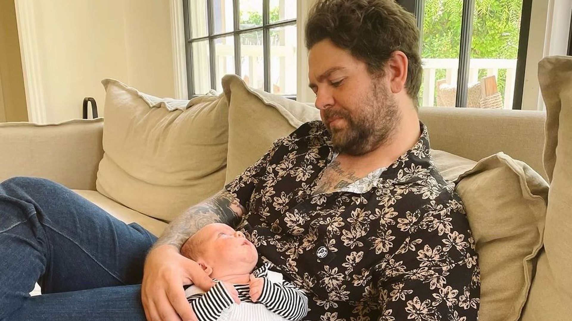 Kurz nach Geburt Jack Osbourne postet Foto mit seinem Baby