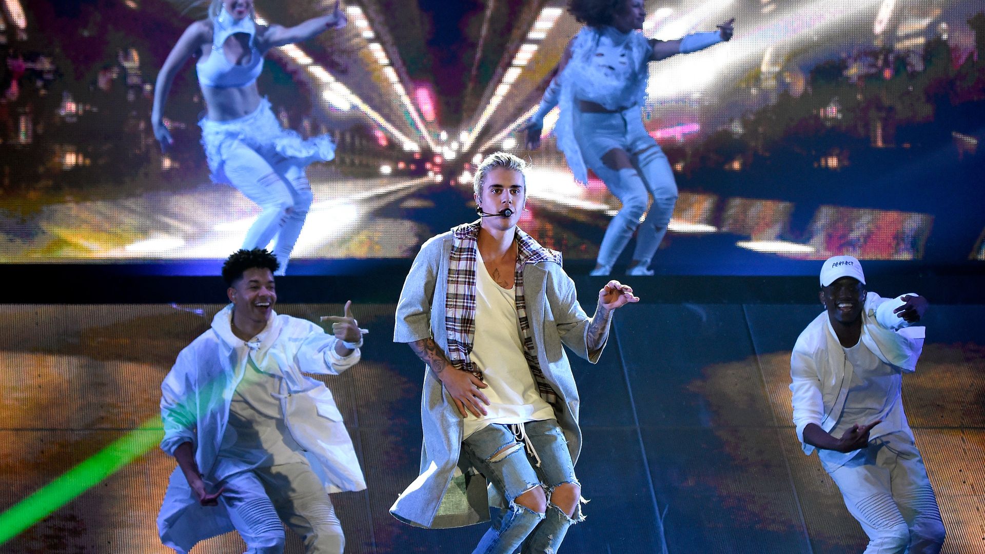 STAR CUTOUTS Justin Bieber Lebensgroßer Pappaufsteller - 173cm Bühnen-Figure Für Partys