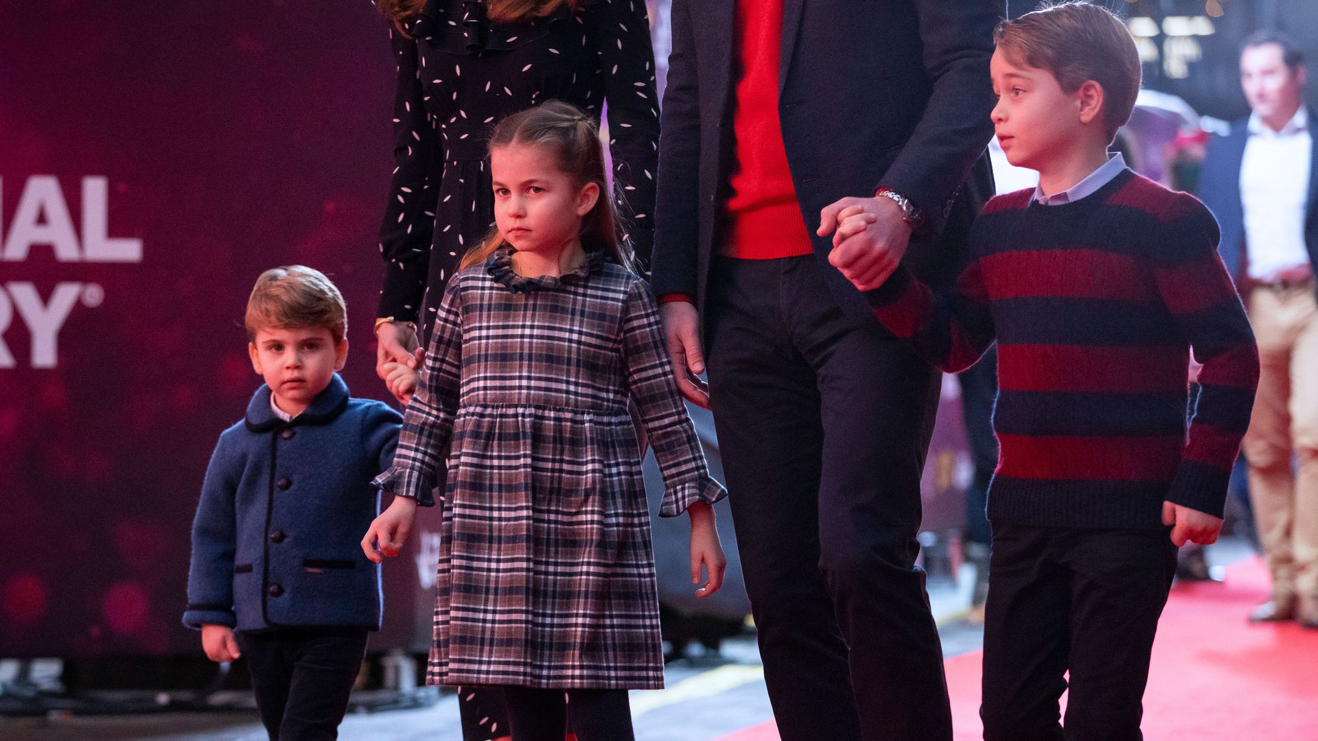 Mini-Royals? So groß sind George, Charlotte und Louis schon