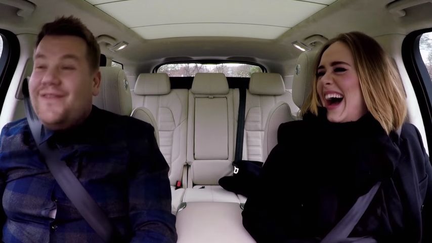 Adele Adkins und James Corden