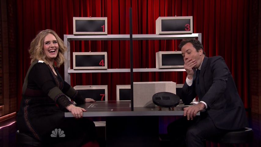 Adele Adkins und Jimmy Fallon