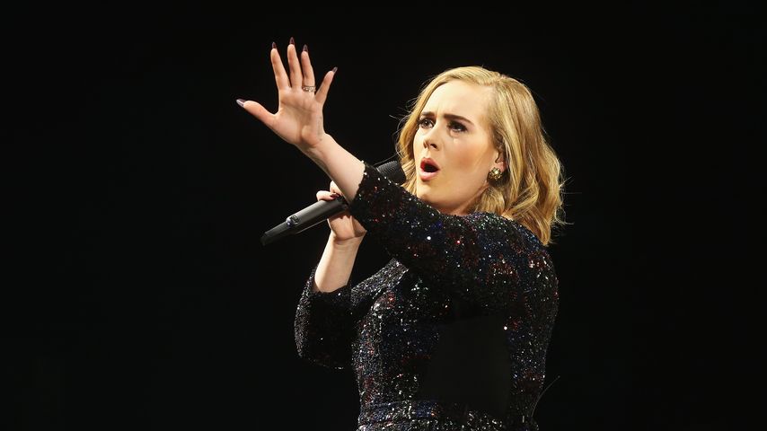 Adele auf einem Konzert in Hamburg