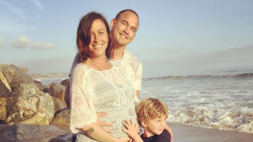 Alanis Morissette mit Ehemann Souleye und Sohn Ever Imre