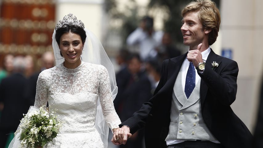 Prinzessin Alessandra und Prinz Christian von Hannover bei ihrer kirchlichen Trauung