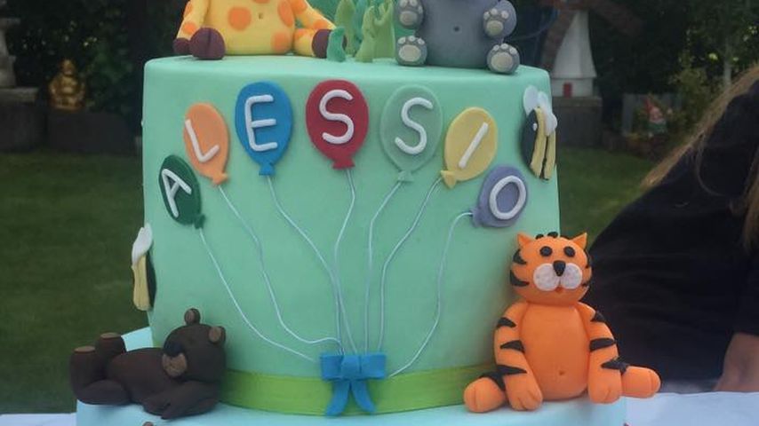 Alessio Lombardis Torte zum 1. Geburtstag