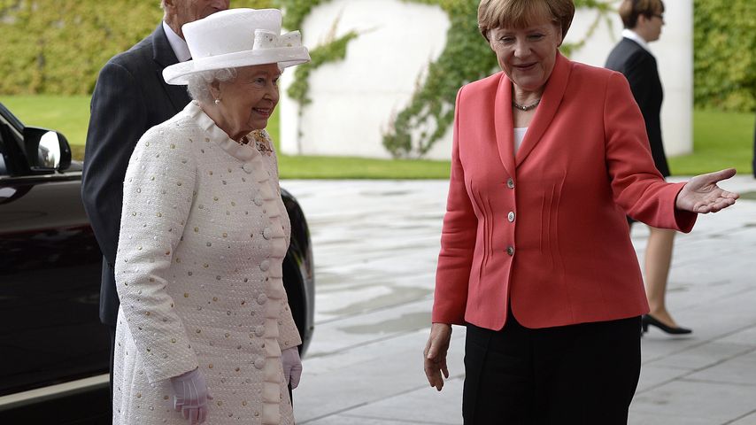 Queen Elizabeth II. und Angela Merkel