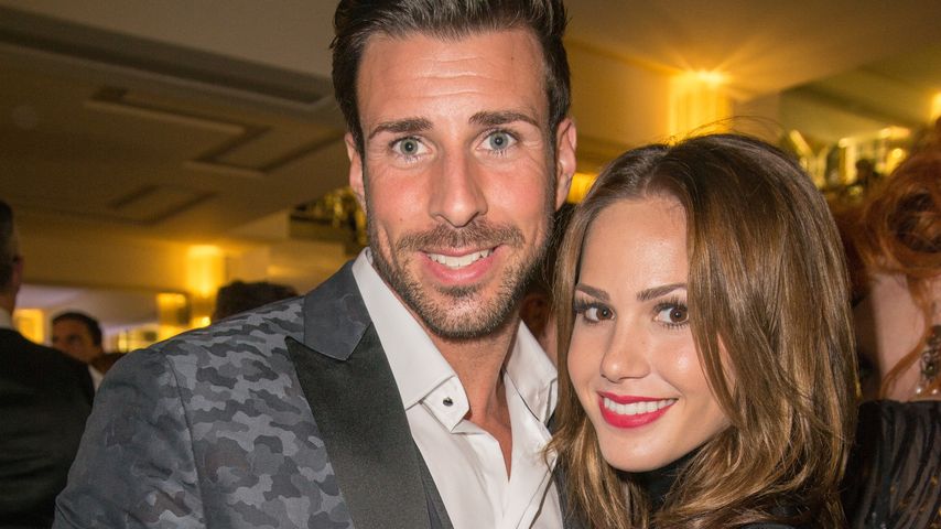 Leonard Freier und Angelina Heger im Oktober 2016 bei einer Show-Weltpremiere in Berlin