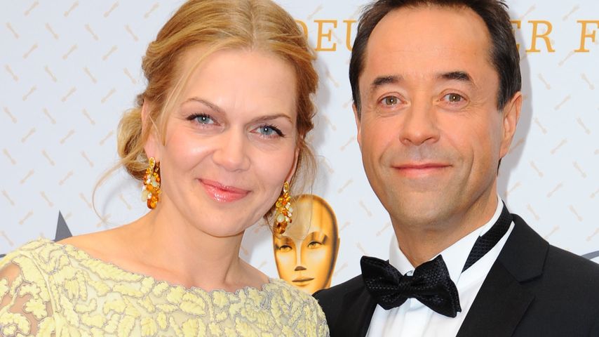 Anna Loos und Jan Josef Liefers beim Deutschen Filmpreis 2014