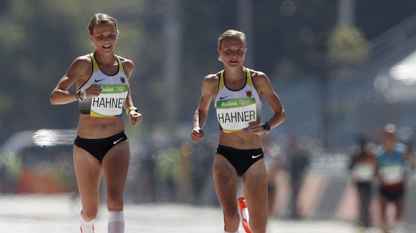 Anna und Lisa Hahner bei den Olympischen Spielen 2016