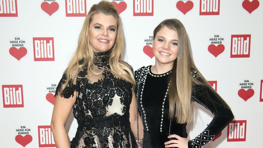 Anne-Sophie Briest und ihre Tochter Faye Montana