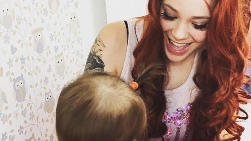 Anne Wünsche mit ihrer Tochter