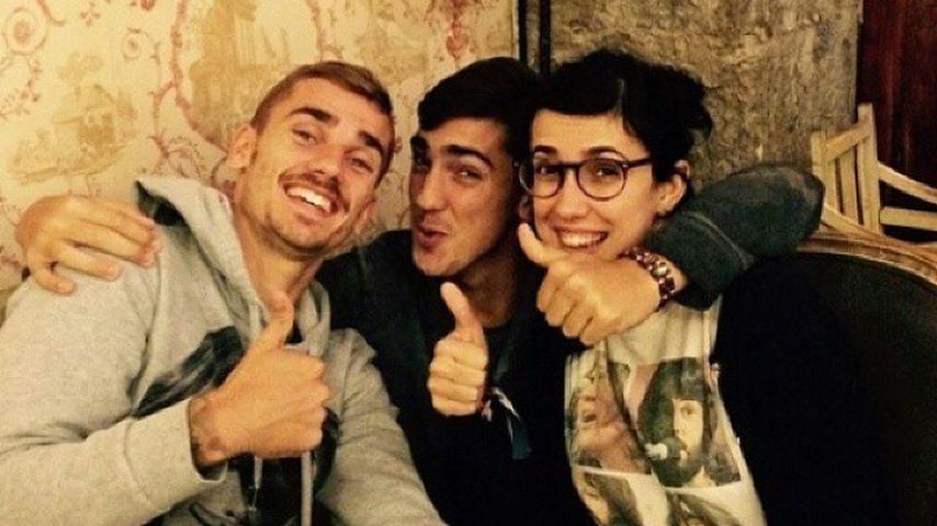 Antoine Griezmann (links) mit seiner Schwester Maude (rechts)