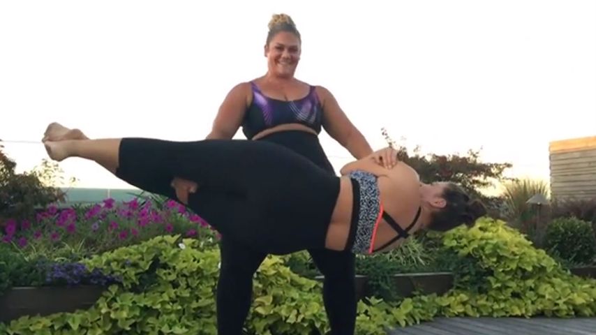 Ashley Graham und ihre Personal Trainerin