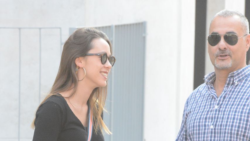 Aurora Ramazzotti mit ihrem Bodyguard Sergio in Mailand