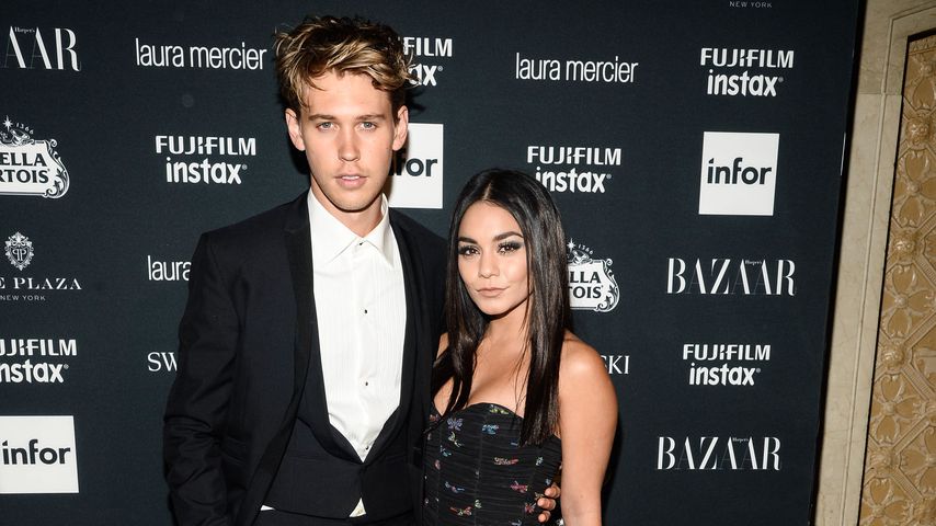 Austin Butler und Freundin Vanessa Hudgens bei der "Harper's Bazaar"-Party