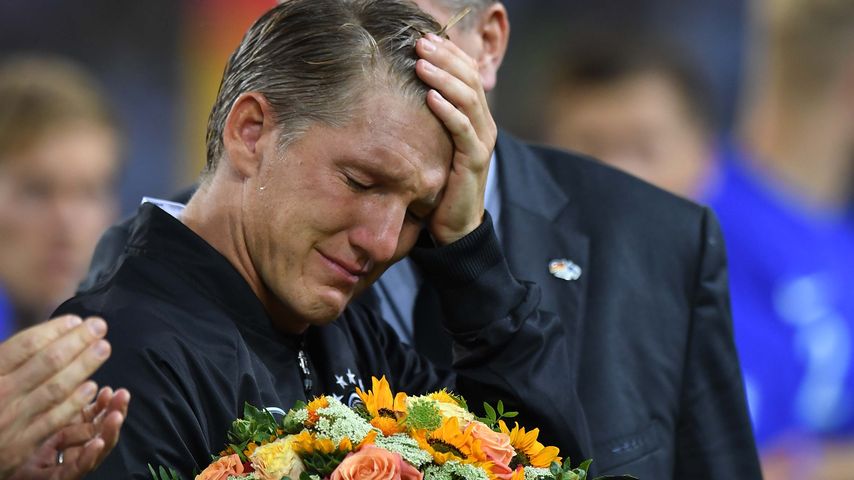 Bastian Schweinsteiger vor seinem Abschiedsspiel