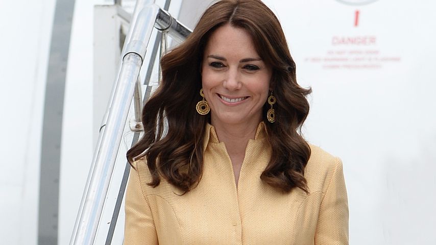 Herzogin Kate bei ihrer Ankunft in Bhutan