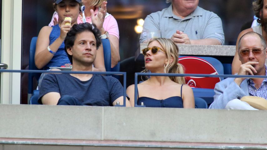 Bennett Miller und Sienna Miller beim Finale der US-Open