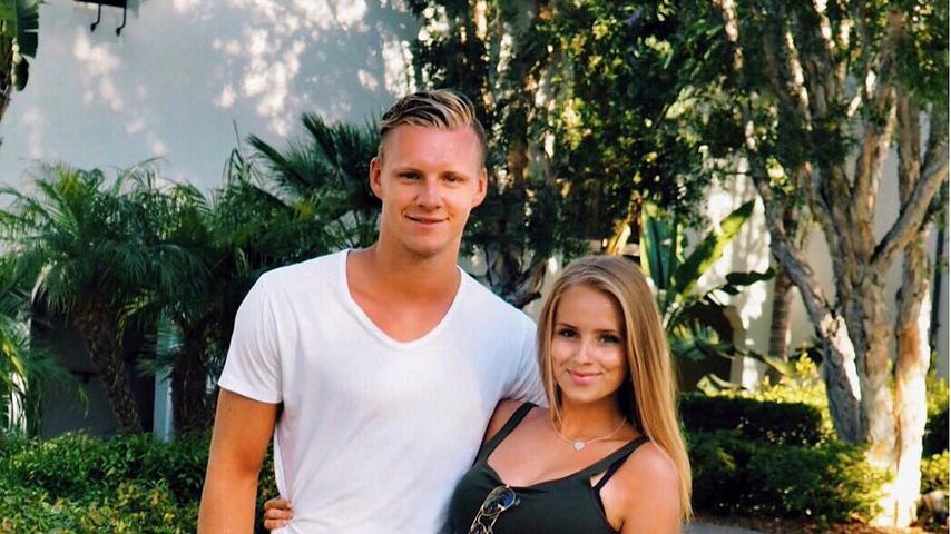 Bernd Leno und seine Freundin Sophie Christin