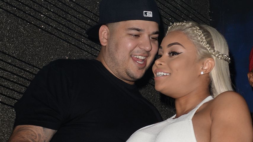 Blac Chyna und Robert Kardashian bei im "G5ive Strip Club"