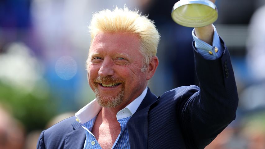 Boris Becker bei den AEGON Championships in Wimbledon