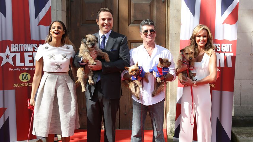 Simon Cowell, Alesha Dixon, Amanda Holden und David Walliams