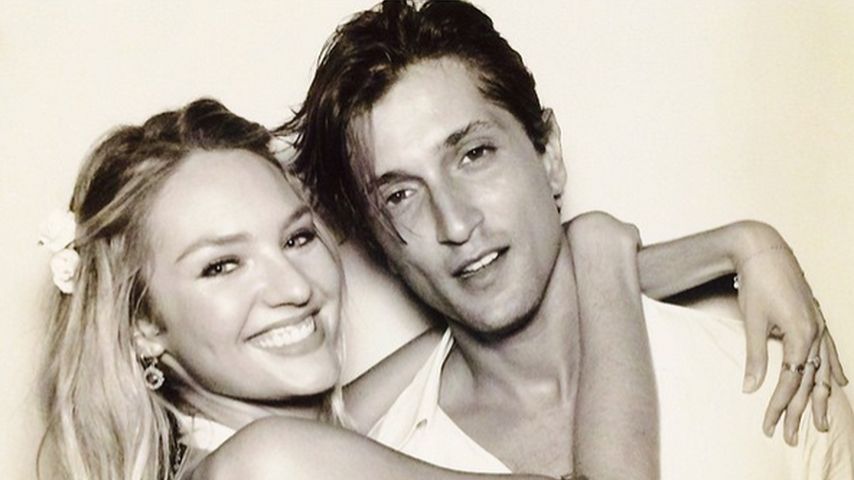 Model Candice Swanepoel und Model Hermann Nicoli