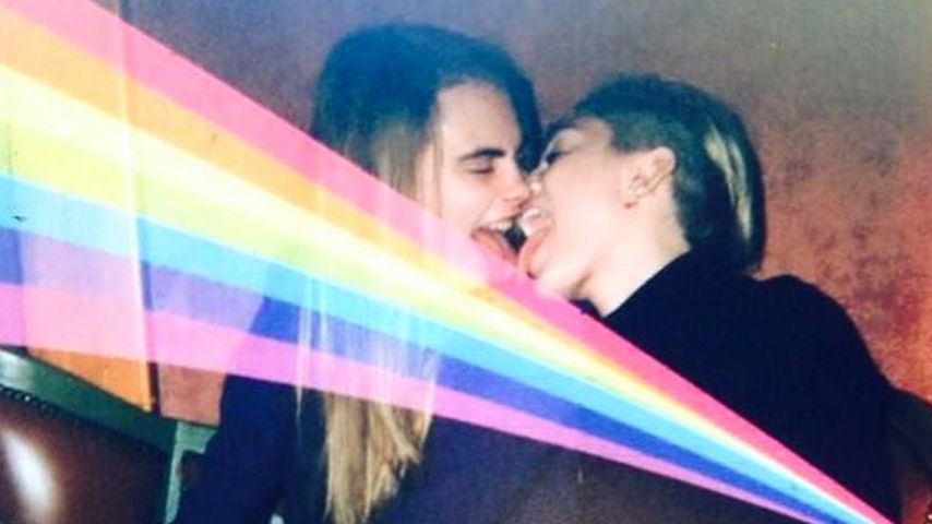 Miley Cyrus und Cara Delevingne