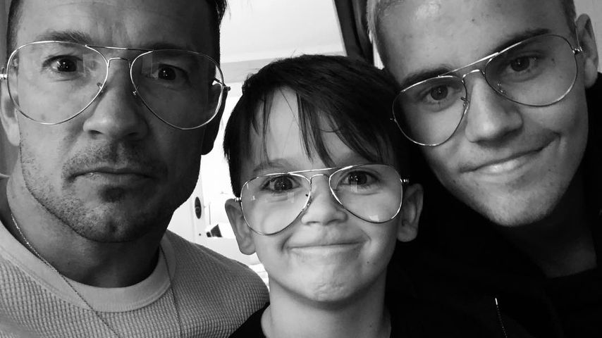 Carl Lentz, sein Sohn und Justin Bieber