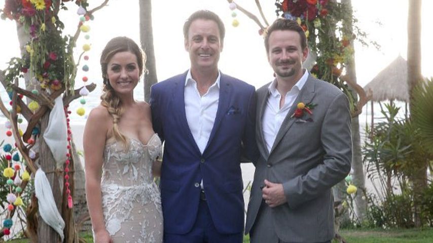 Carly Waddell und Evan Bass bei ihrer Hochzeit