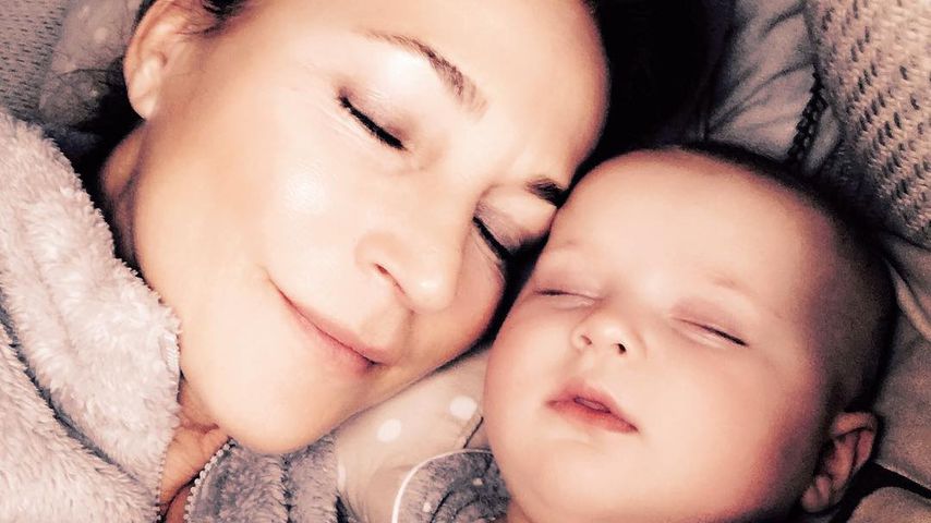 Caroline Beil mit Tochter Ava