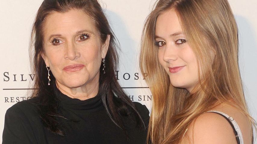 Carrie Fisher und Billie Lourd 2011